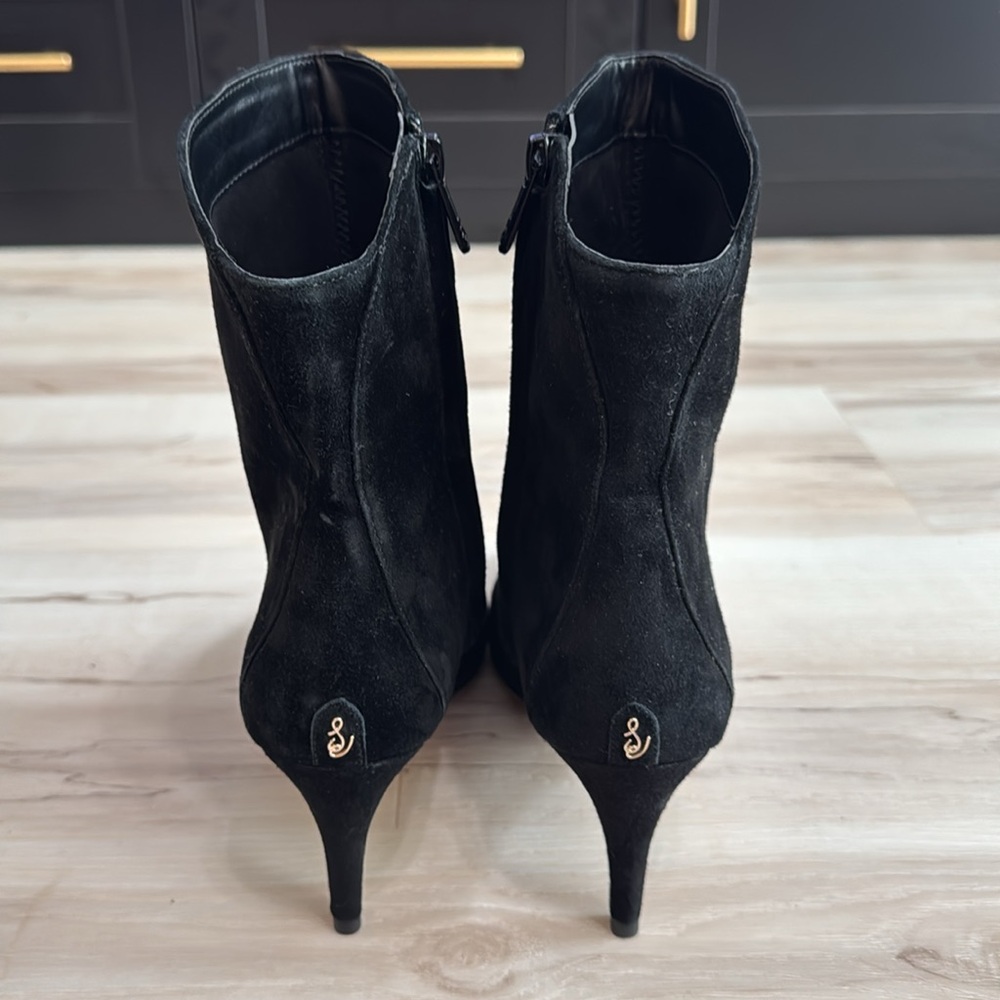 Sam Edelman USHA ANKLE BOOTIE black suede - Picture 9 of 11